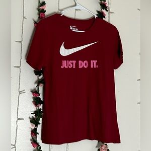 Dark Pink Nike Tee